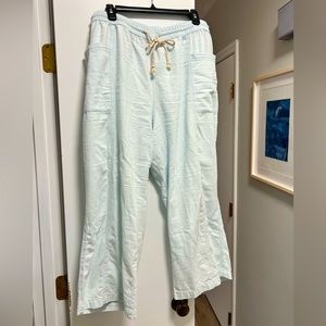 Pact Cropped Pants, Size XL